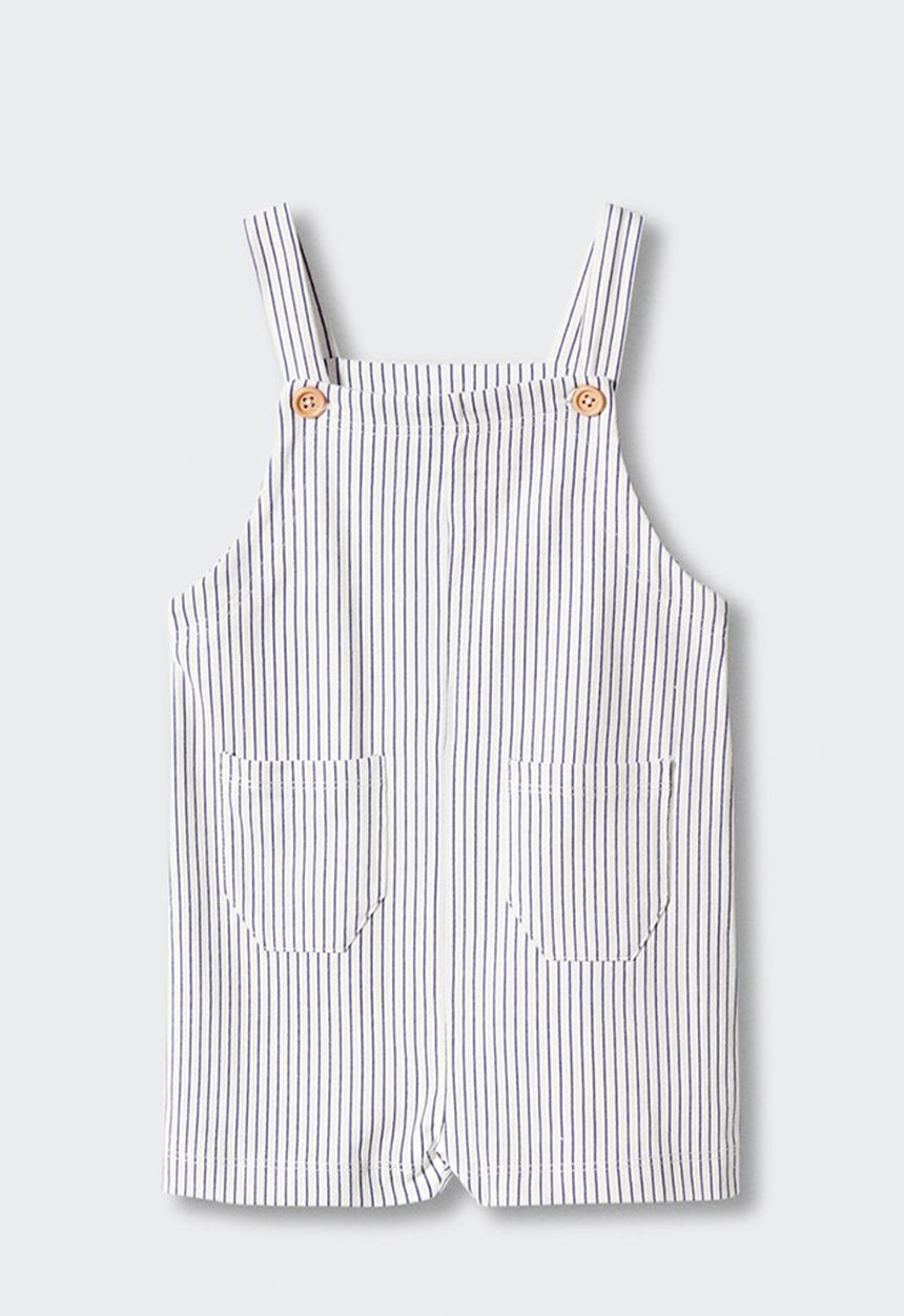MANGO - Jumpsuit titor - white & blue