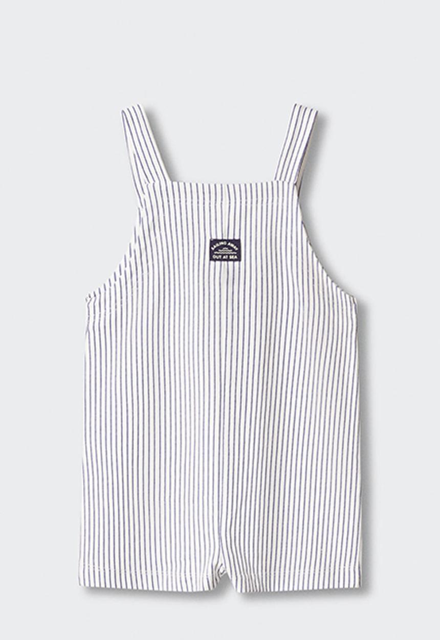 MANGO - Jumpsuit titor - white & blue