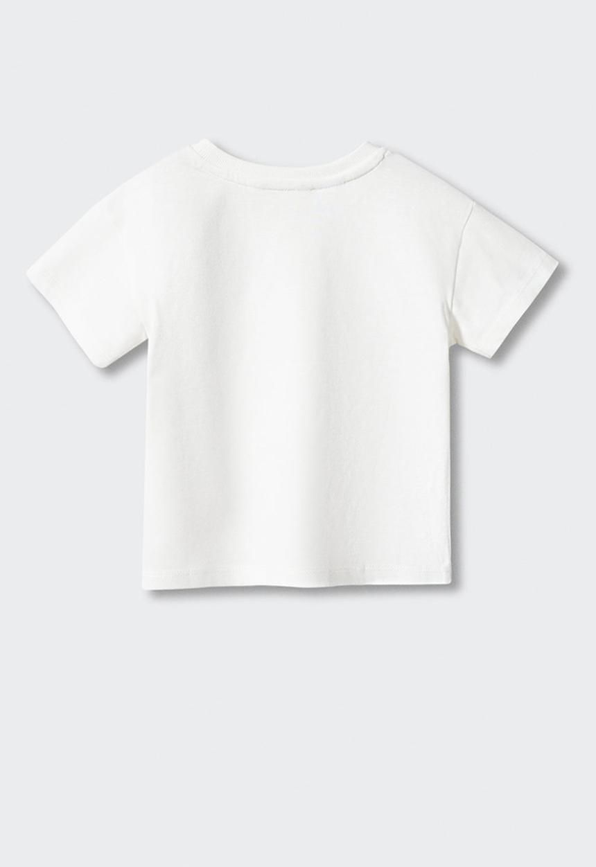MANGO - T-shirt mariner - off white