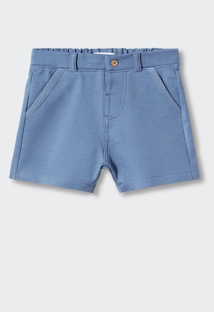 MANGO - Bermuda shorts matcha - blue