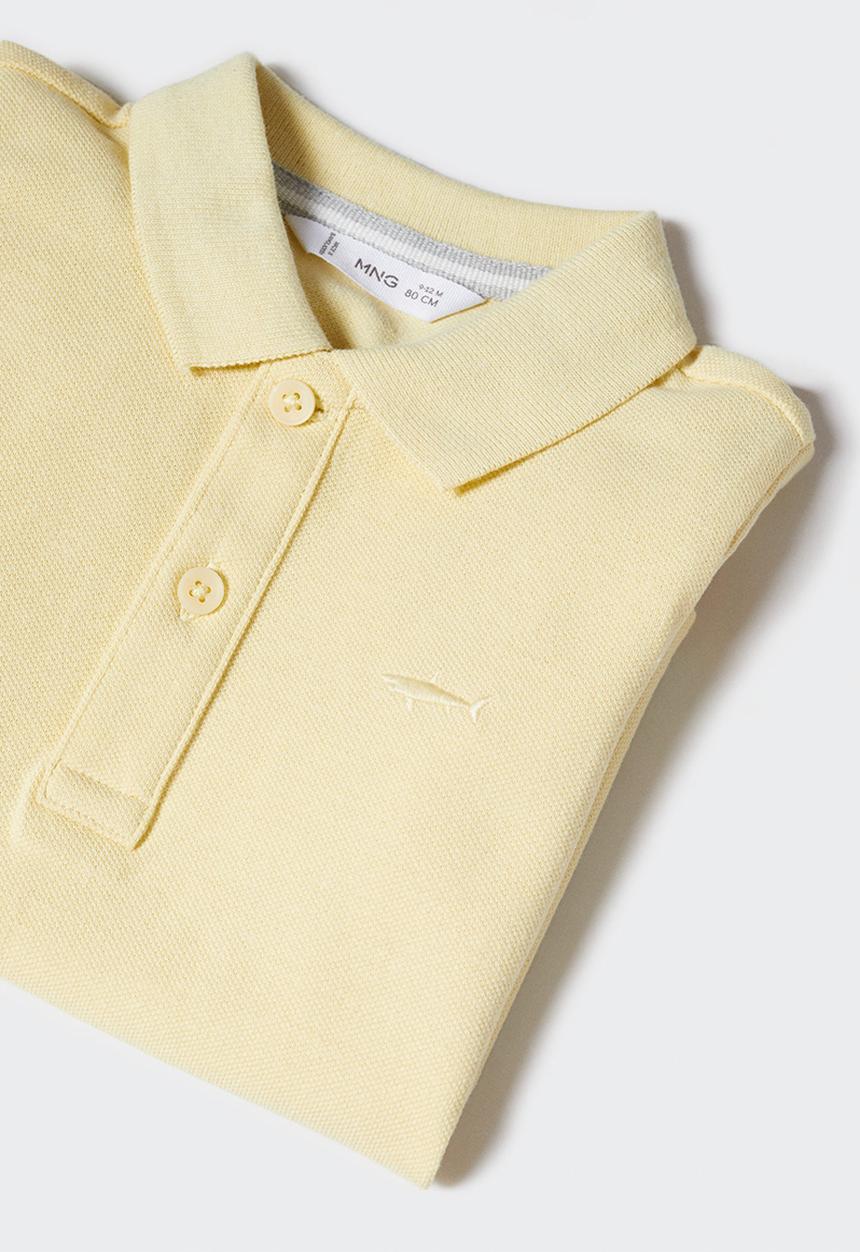 MANGO - Polo shirt javic - light yellow