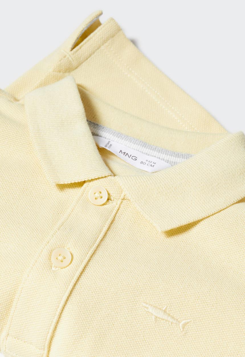MANGO - Polo shirt javic - light yellow