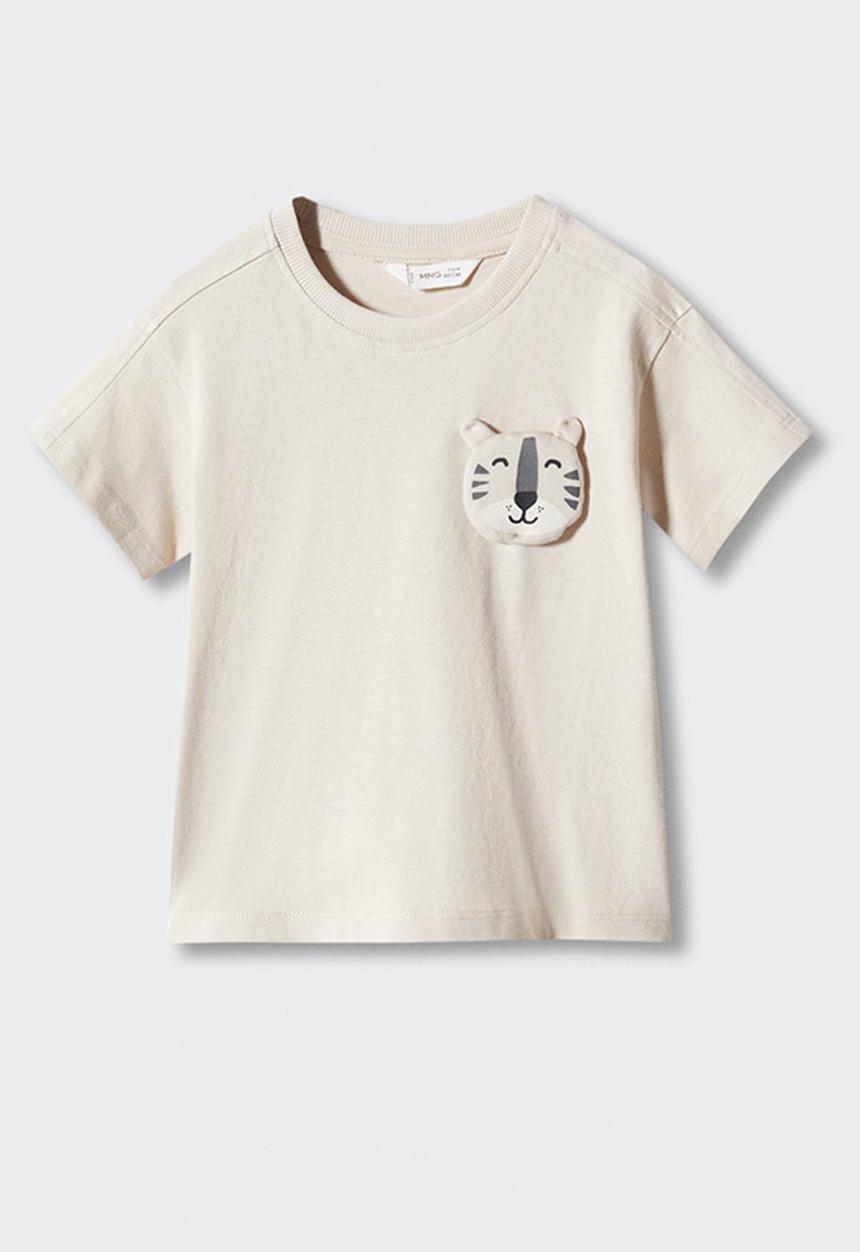 MANGO - T-shirt jan - arena