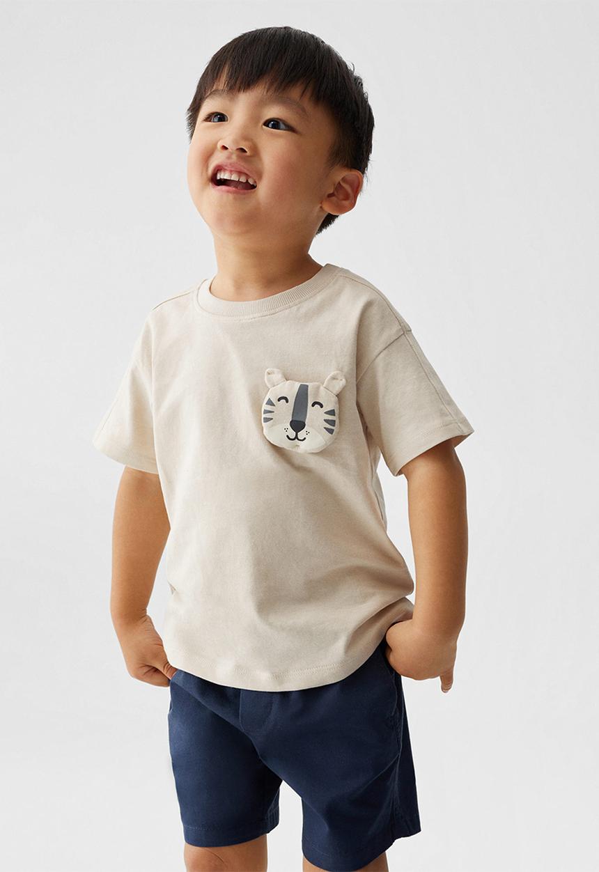 MANGO - T-shirt jan - arena