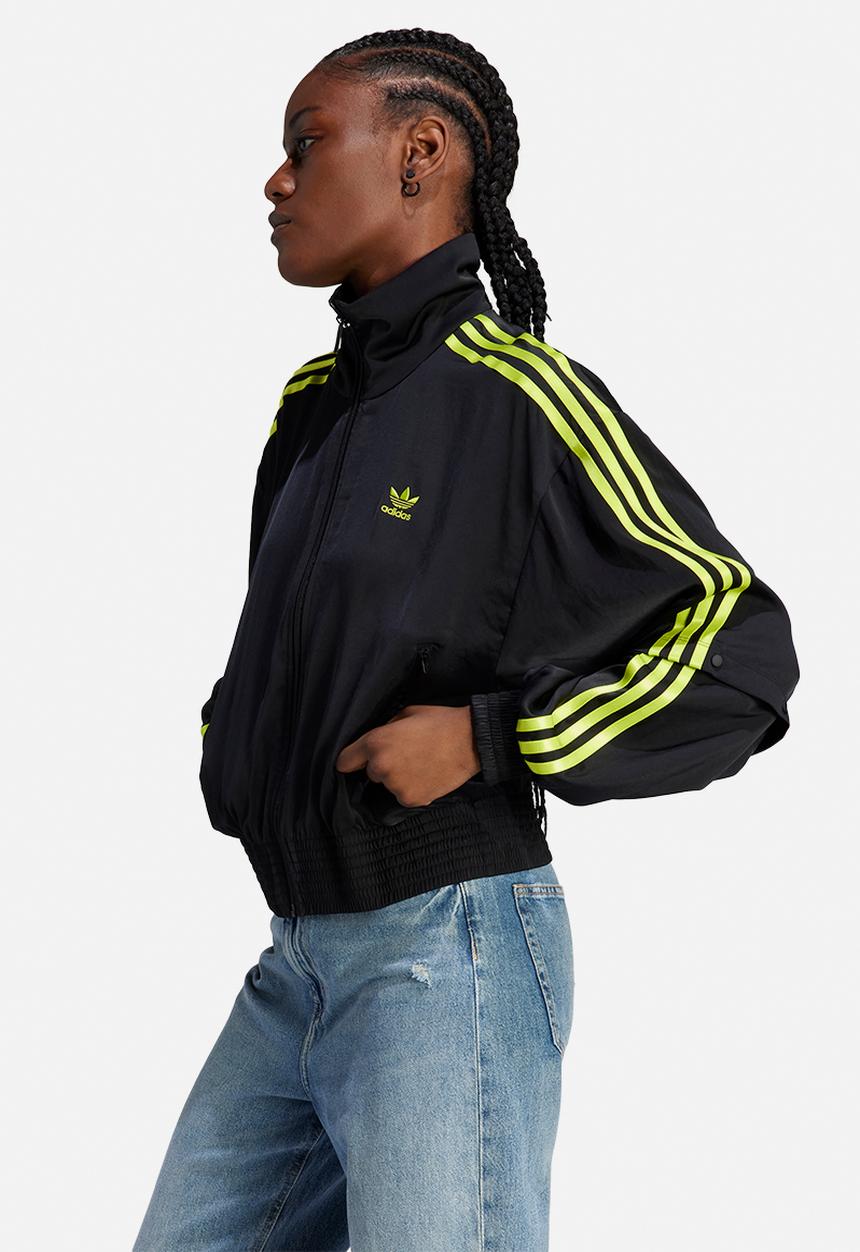 adidas Originals - Satin firebird track top - black