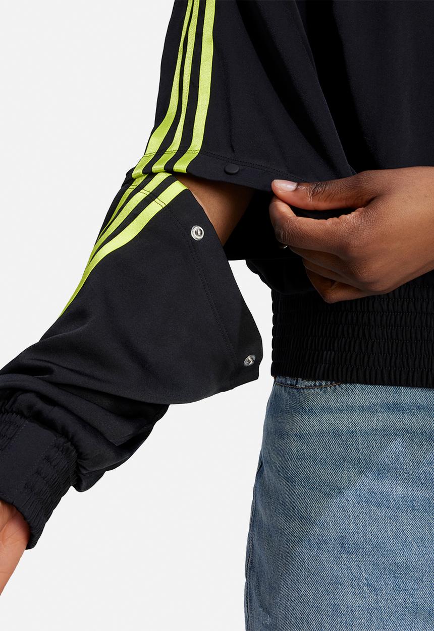 adidas Originals - Satin firebird track top - black