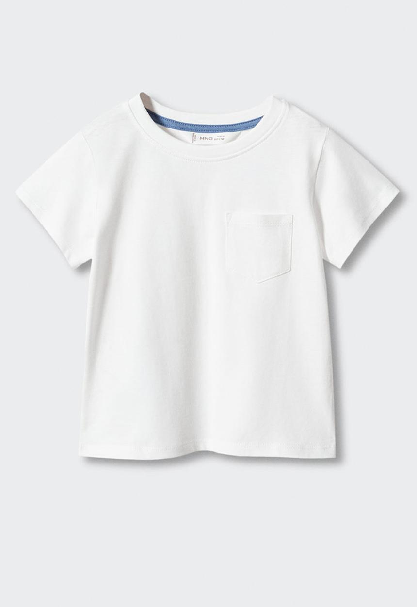 MANGO - T-shirt basicb4 - off white