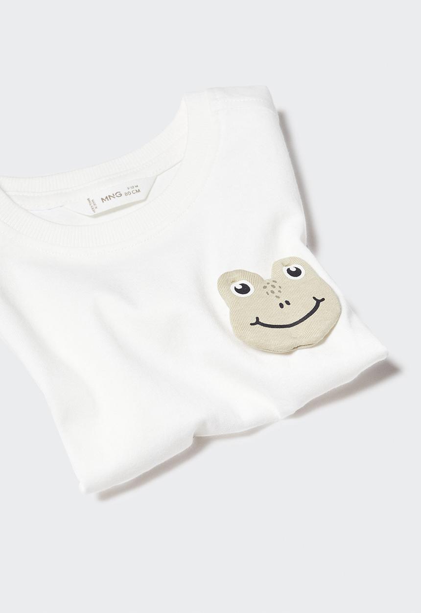 MANGO - T-shirt jan - white