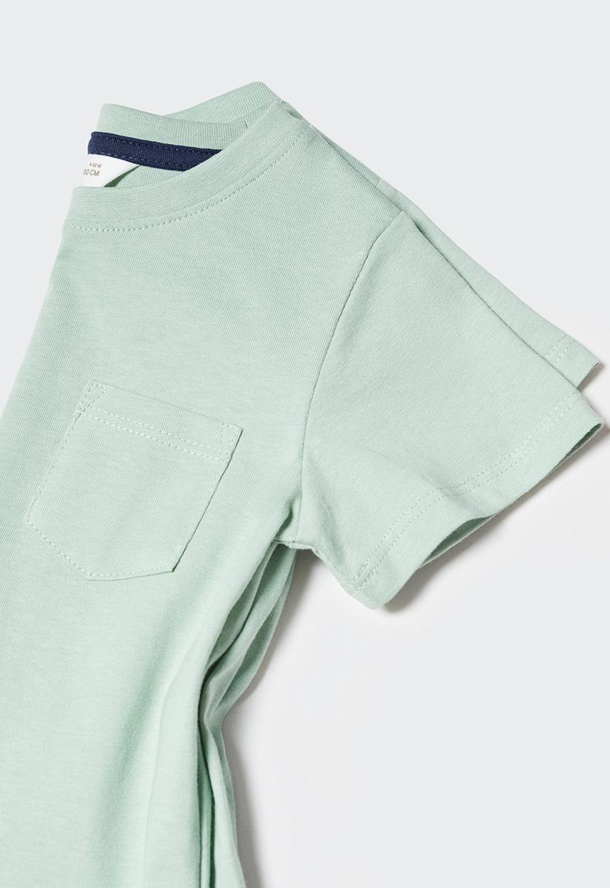 MANGO - T-shirt basicb4 - agua