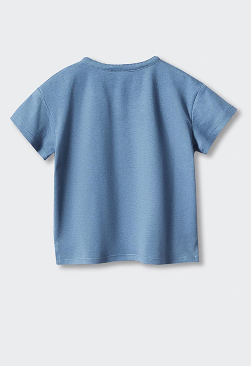 MANGO - T-shirt panib4 - azul