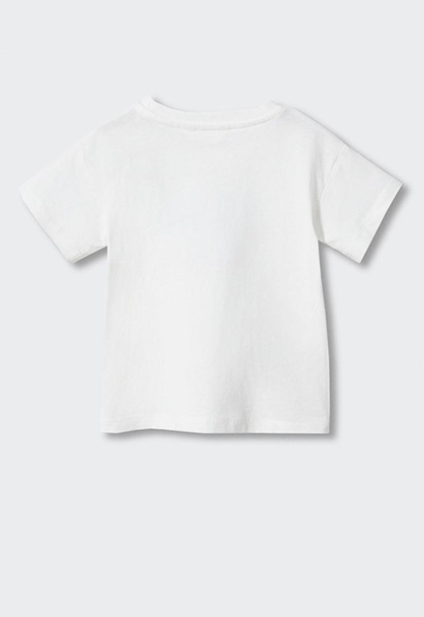 MANGO - T-shirt family - off white