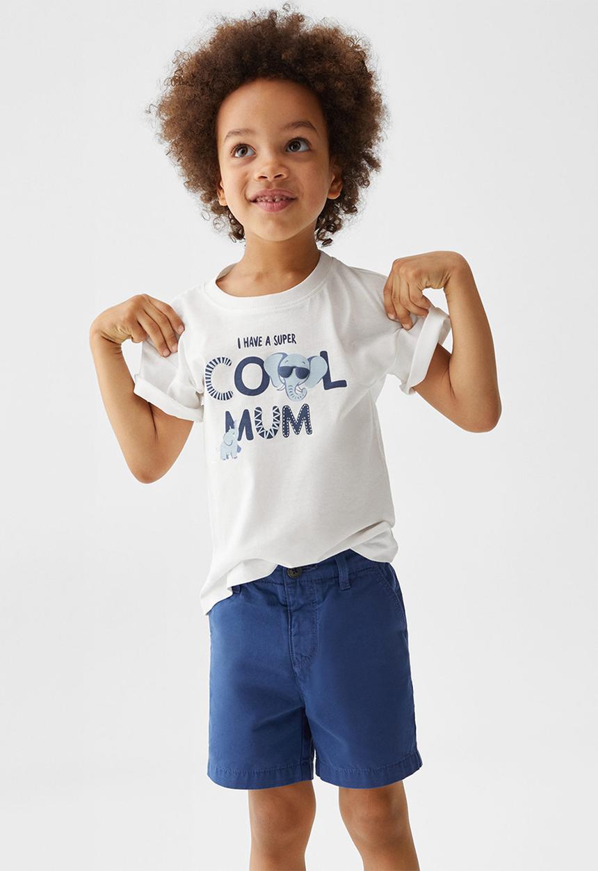 MANGO - T-shirt family - off white