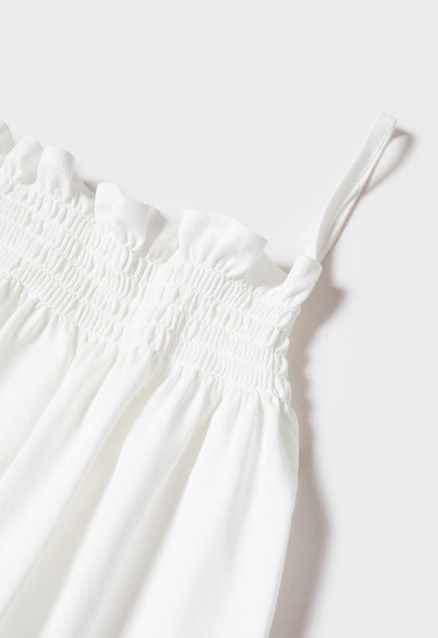 MANGO - T-shirt smock - off white