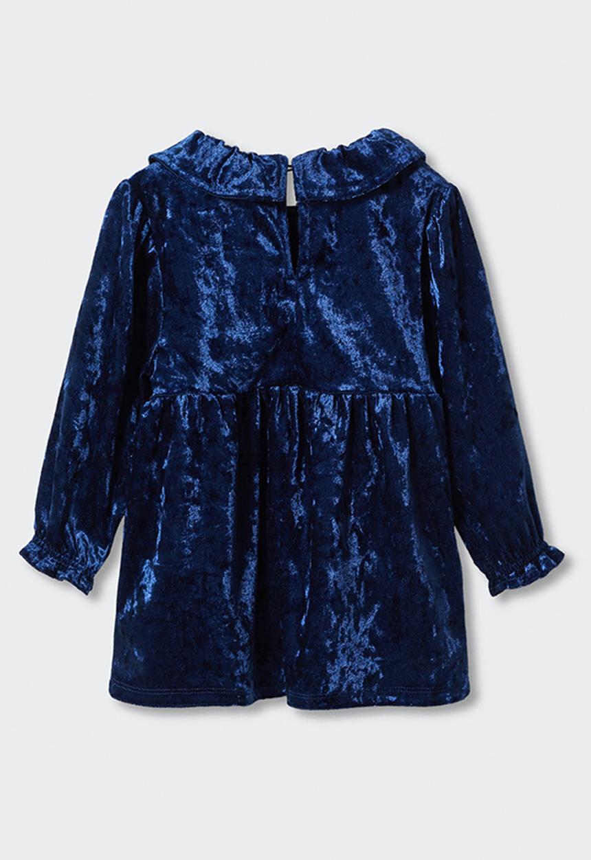 MANGO - Dress polvoron - navy