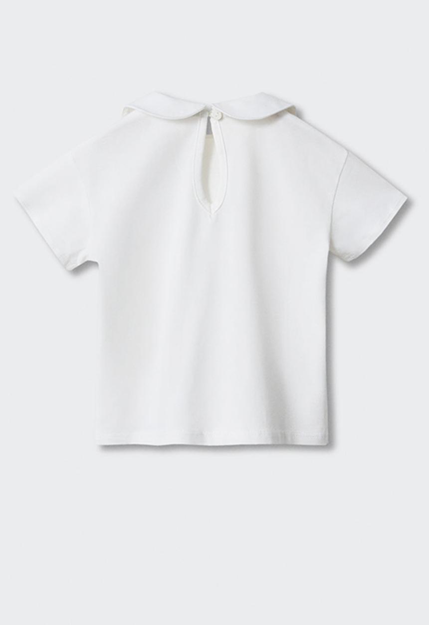 MANGO - T-shirt lily - white