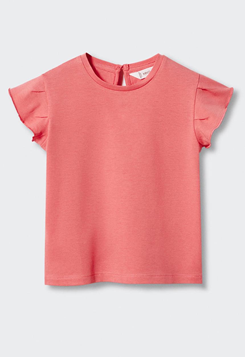MANGO - T-shirt softb - coral