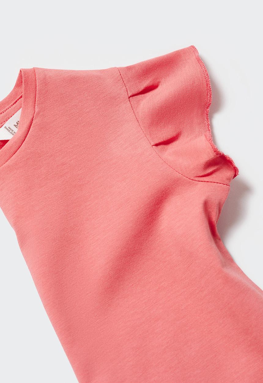 MANGO - T-shirt softb - coral