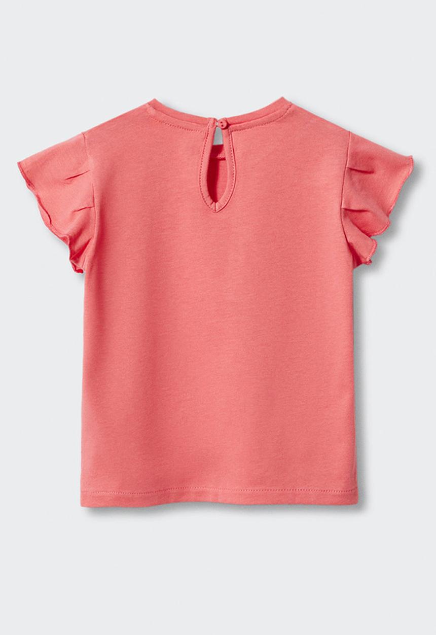 MANGO - T-shirt softb - coral