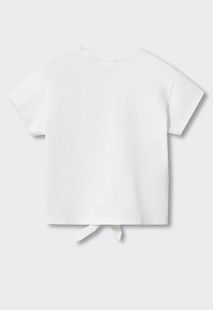 MANGO - T-shirt sunrise - white