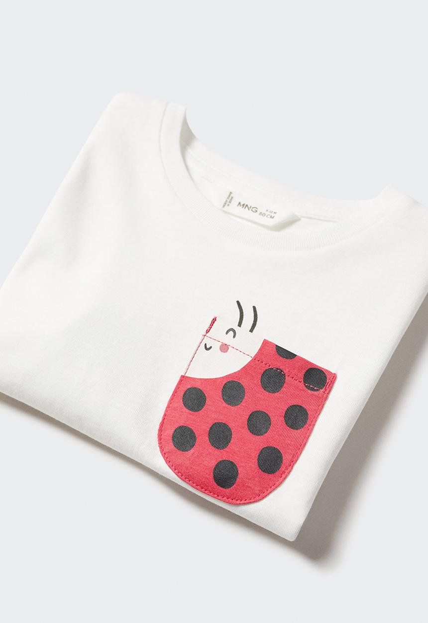 MANGO - T-shirt maya - white