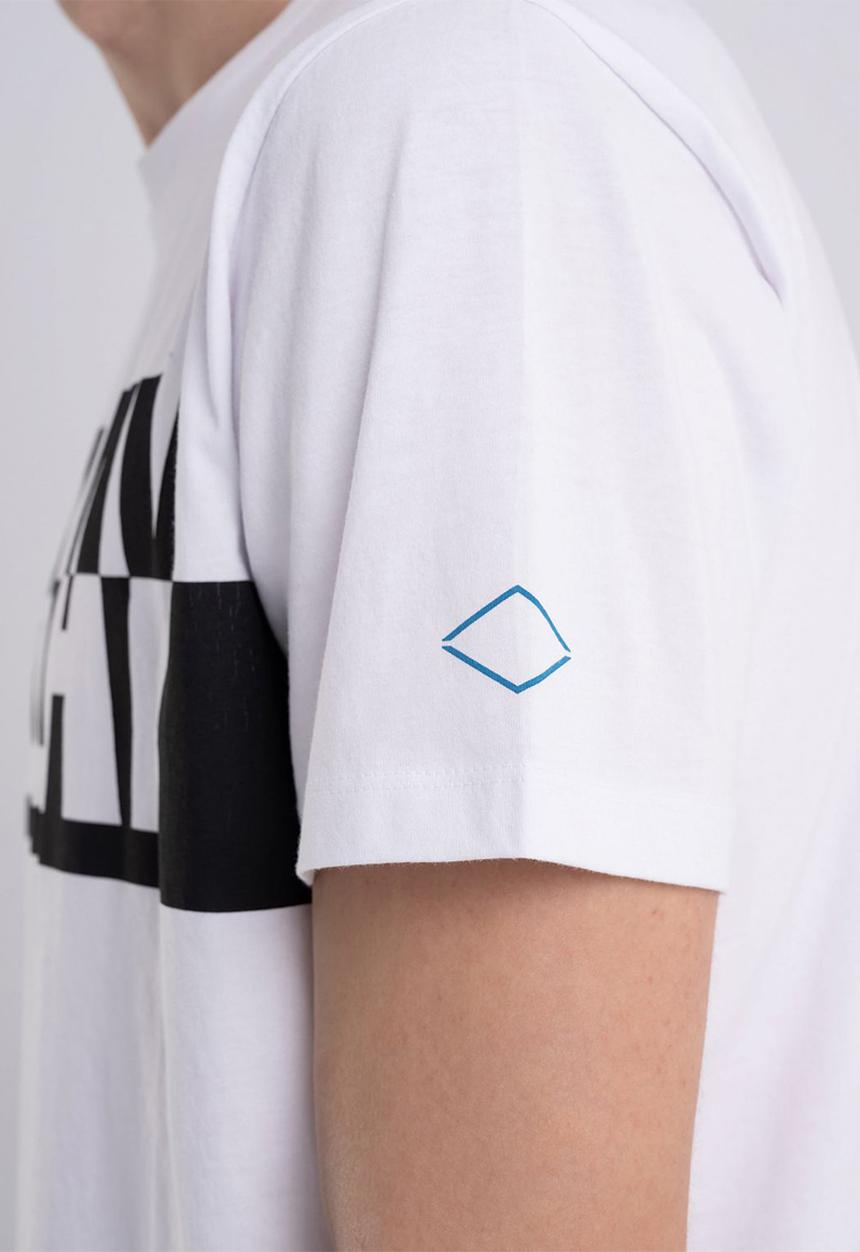 Replay - Coporate logo tee - white