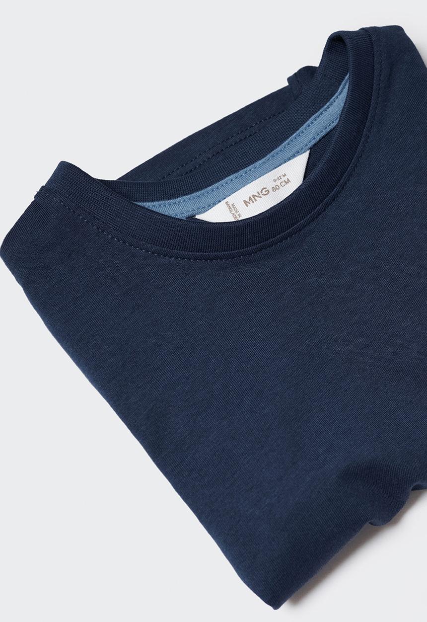 MANGO - T-shirt basicb4 - marino