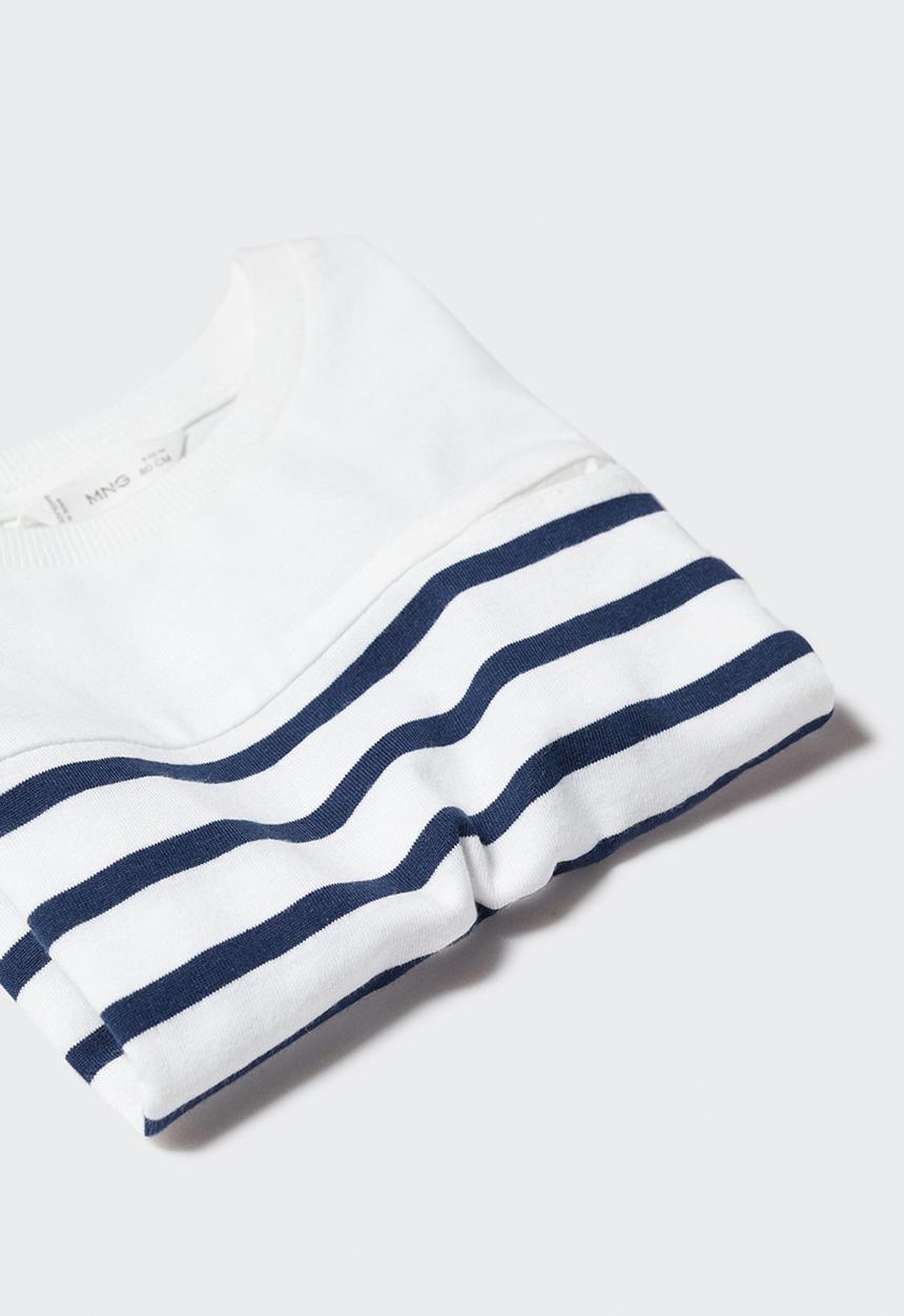 MANGO - T-shirt atlantic - off white