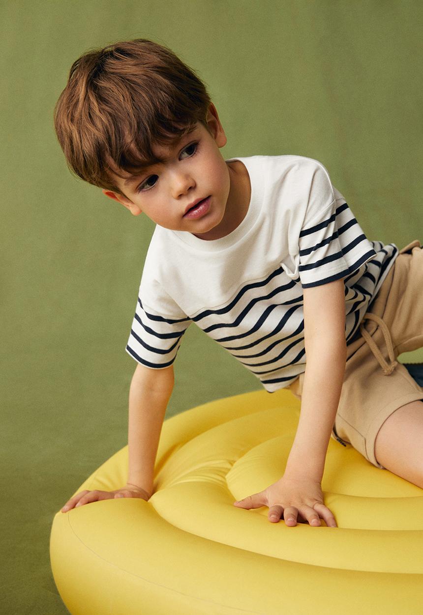MANGO - T-shirt atlantic - off white