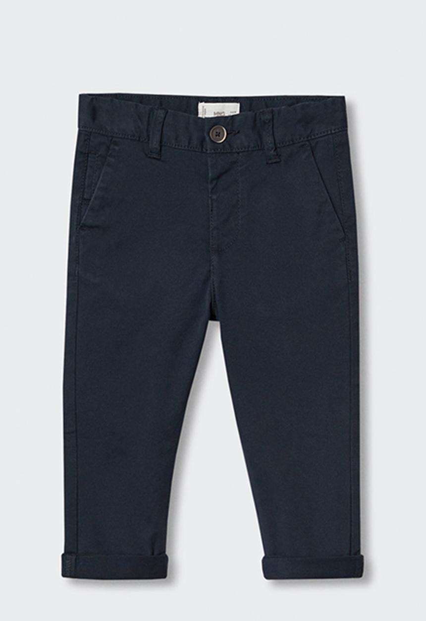 MANGO - Trousers chino - navy
