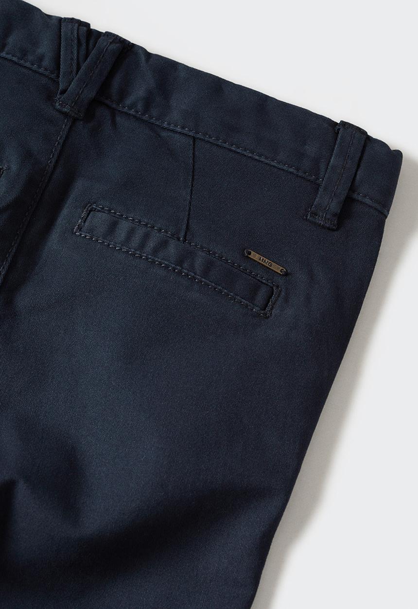 MANGO - Trousers chino - navy
