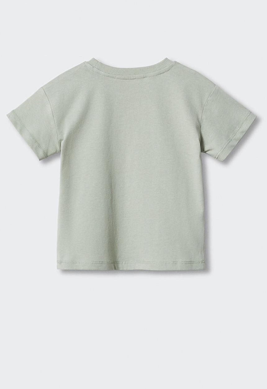 MANGO - T-shirt family - khaki