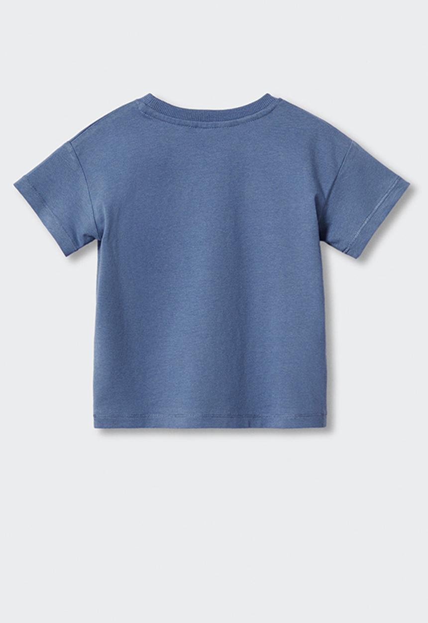 MANGO - T-shirt family - azul