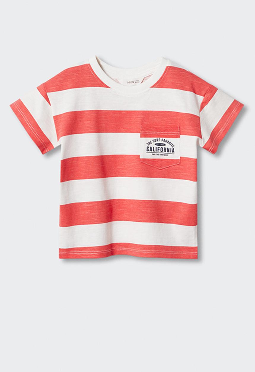 MANGO - T-shirt ancla - coral
