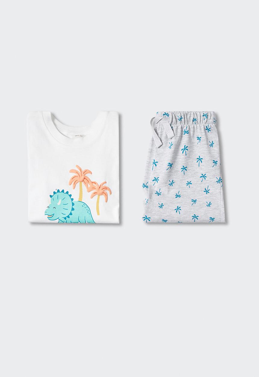 MANGO - Pyjamas dino - off white