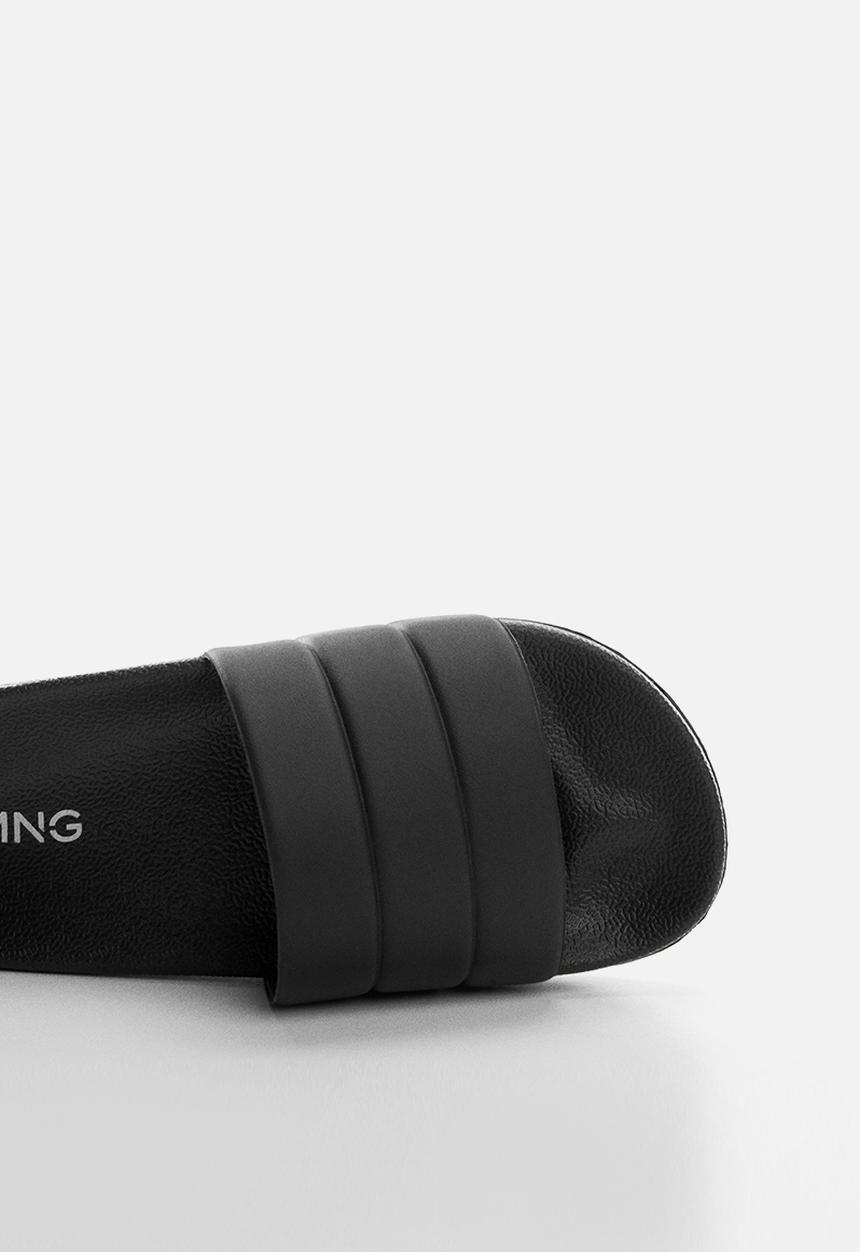 MANGO - Flip-flop berto - negro
