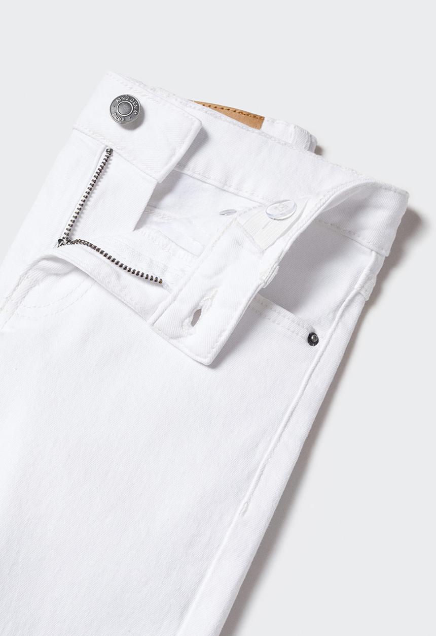 MANGO - Bermuda shorts john - blanco