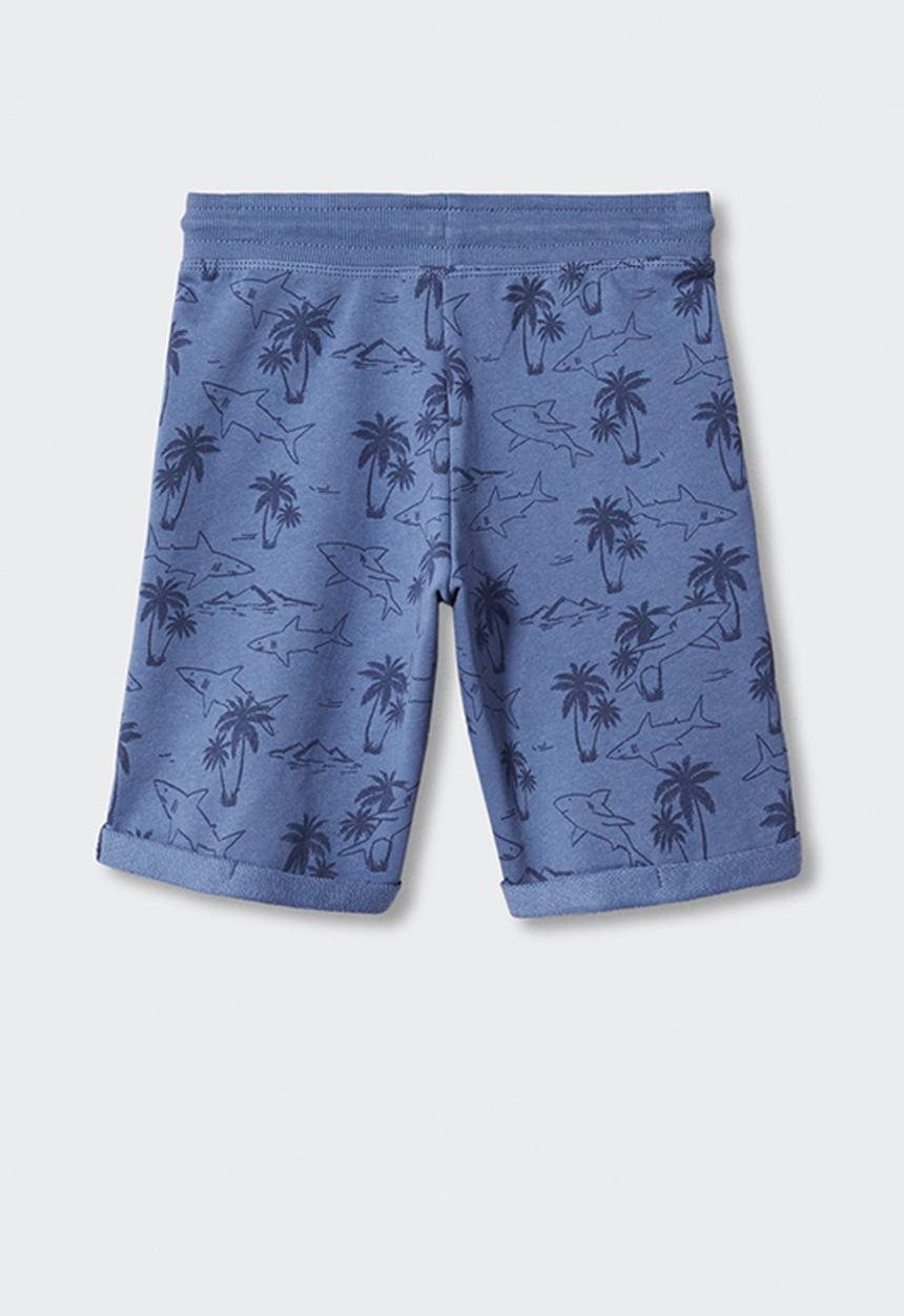 MANGO - Bermuda shorts over - navy