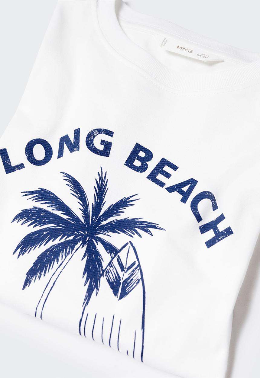 MANGO - T-shirt chill - of fwhite