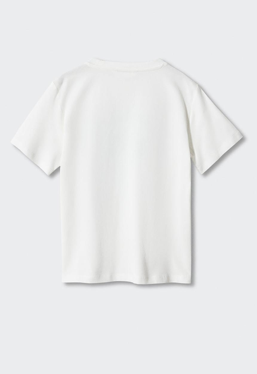 MANGO - T-shirt chill - of fwhite