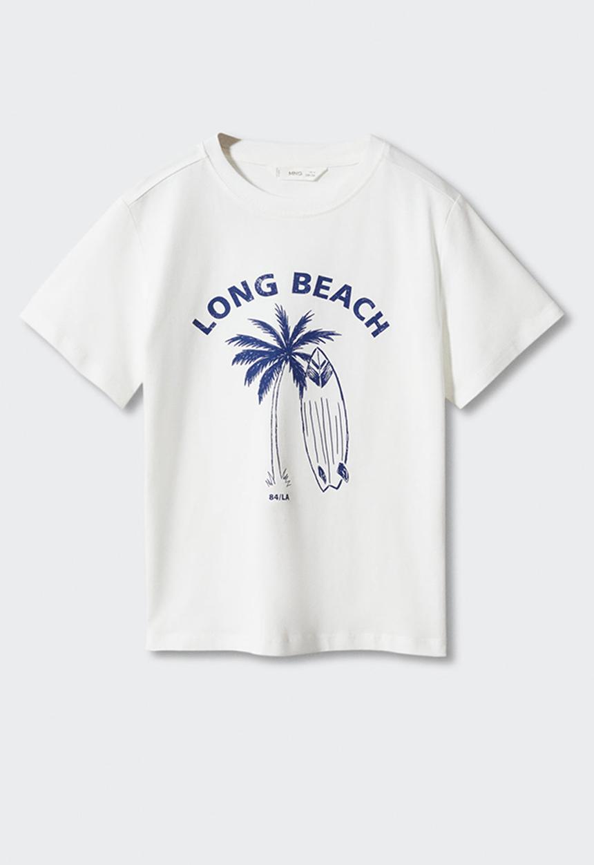 MANGO - T-shirt chill - of fwhite