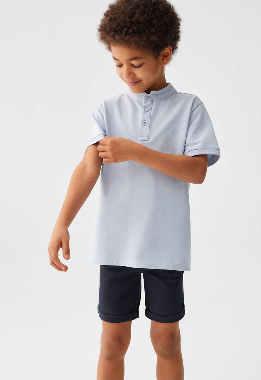MANGO - Polo shirt hanoi4 - celeste