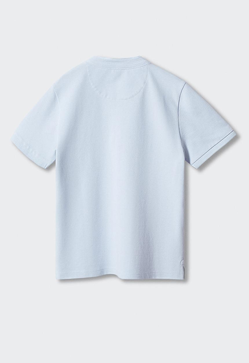 MANGO - Polo shirt hanoi4 - celeste