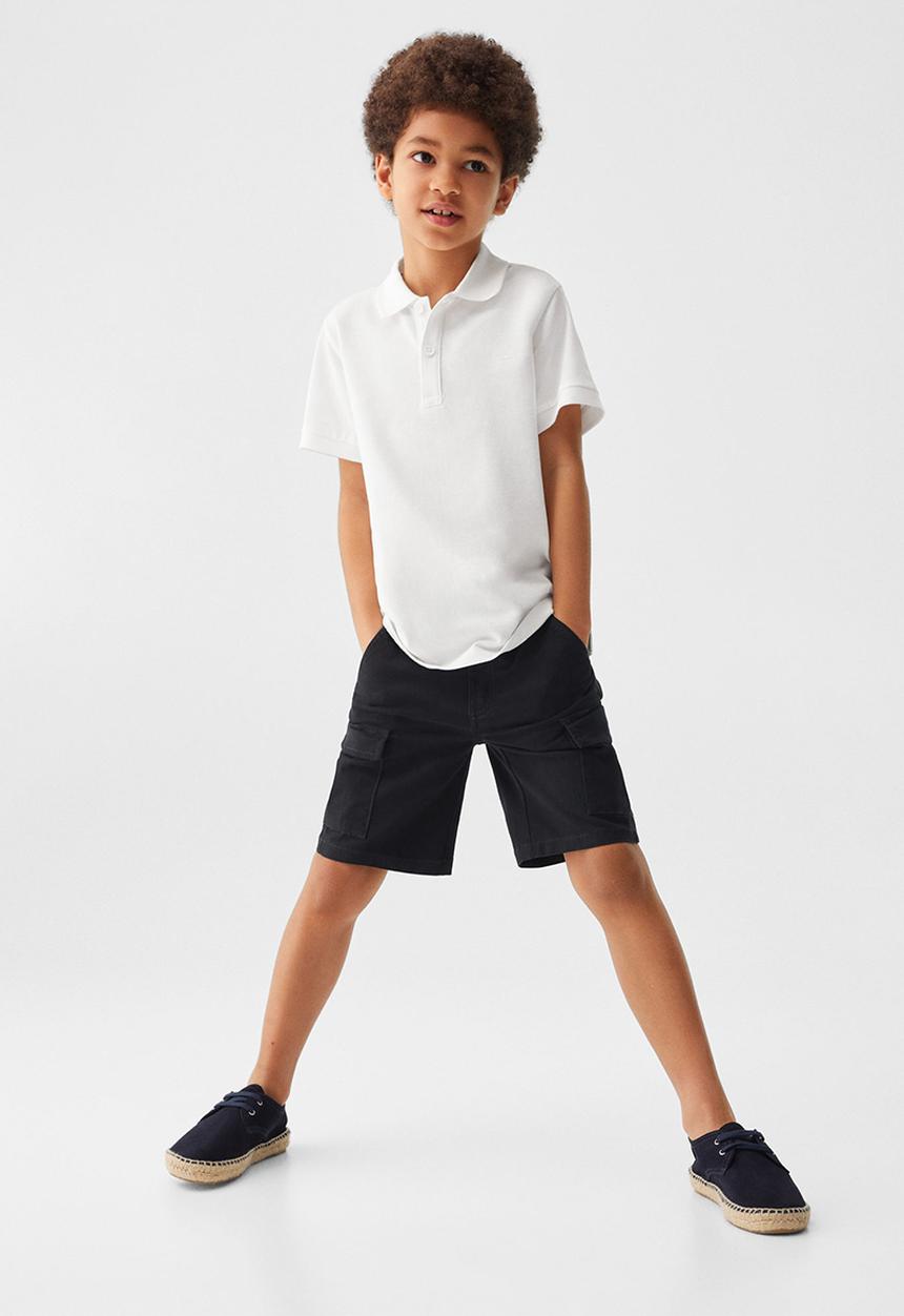 MANGO - Bermuda shorts comporta - negro