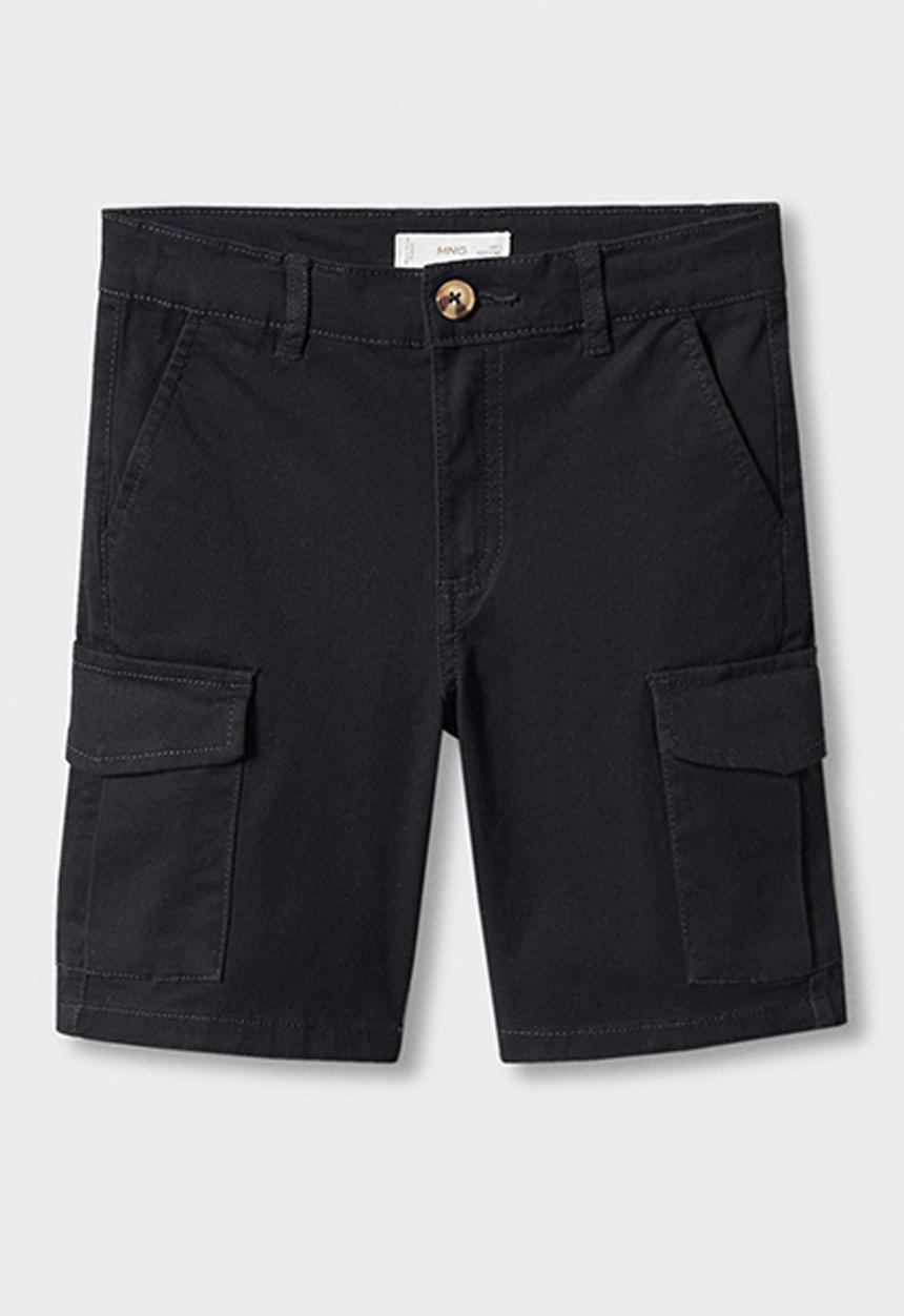 MANGO - Bermuda shorts comporta - negro