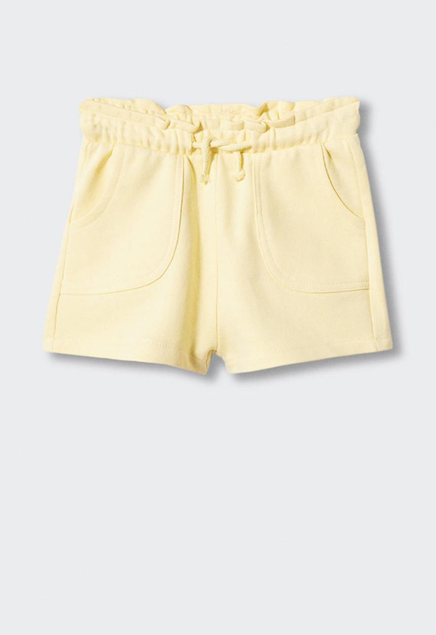 MANGO - Shorts simba - amarillo