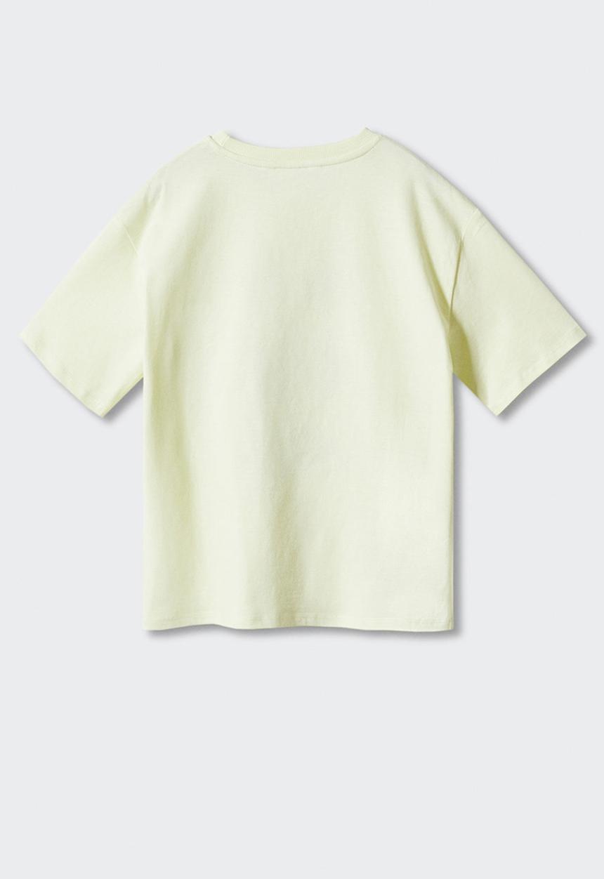 MANGO - T-shirt glasses - lime