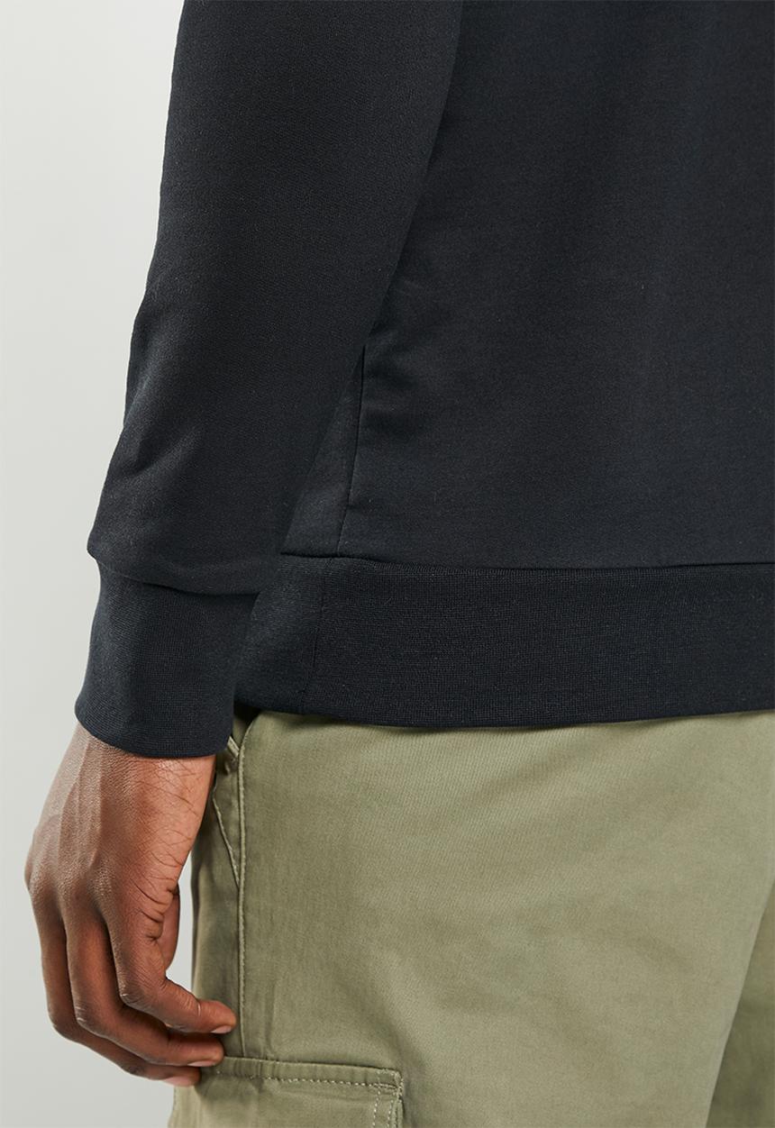 Reebok - Ri left chest logo crew - black