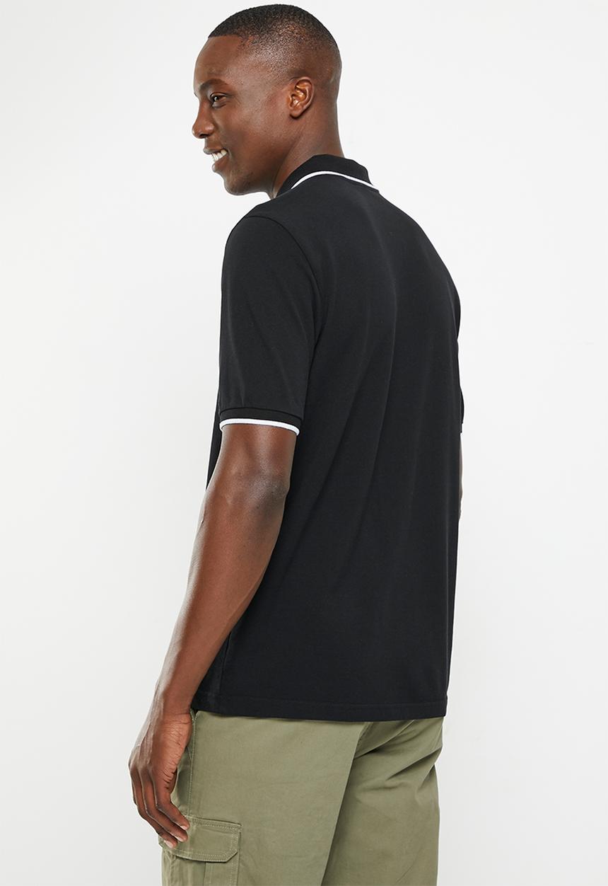 Reebok - Ri left chest logo polo - black