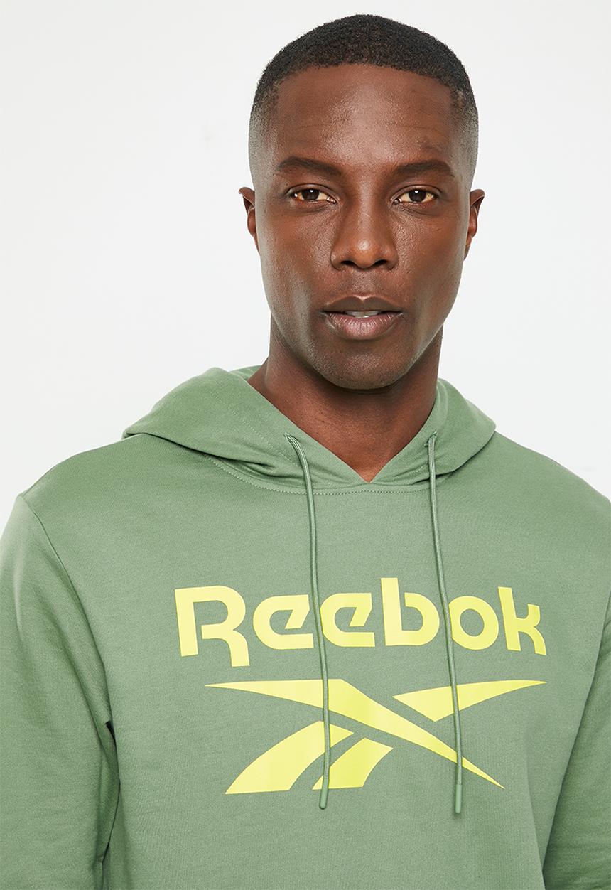 Reebok - Ri big stacked logo hoodie - green