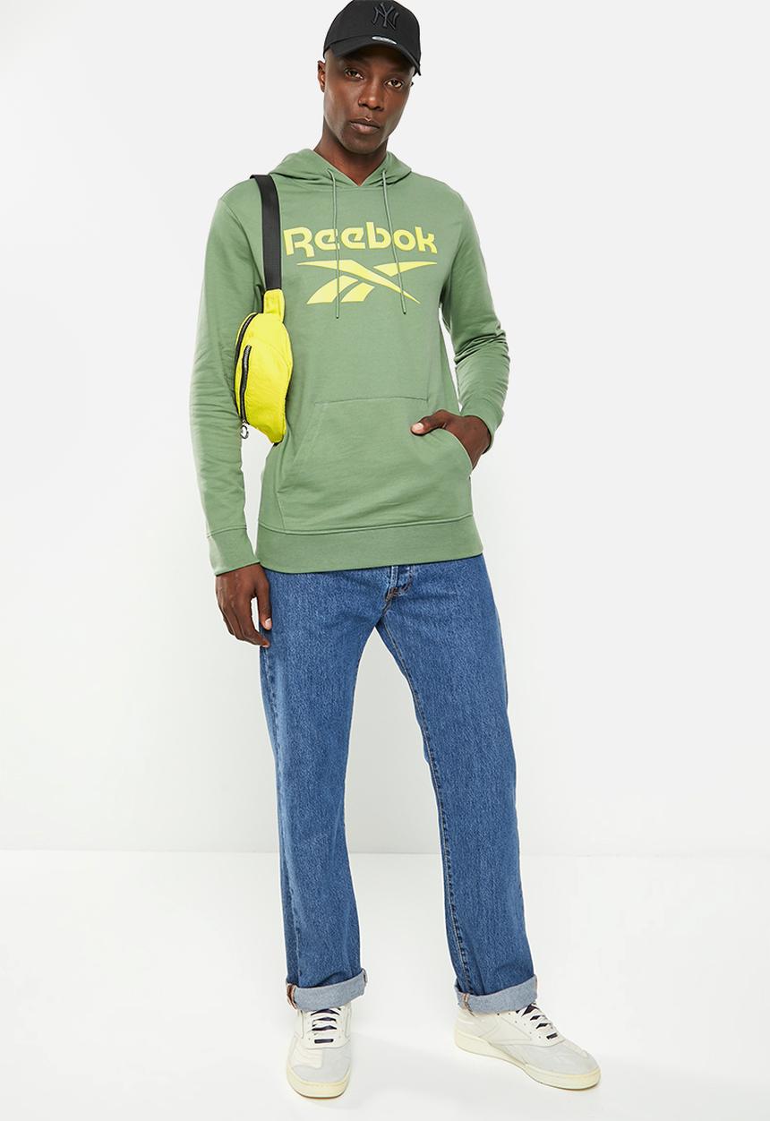 Reebok - Ri big stacked logo hoodie - green